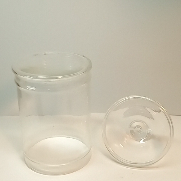 Vintage tall clear glass apothecary jar. No flaws. - Picture 4 of 6